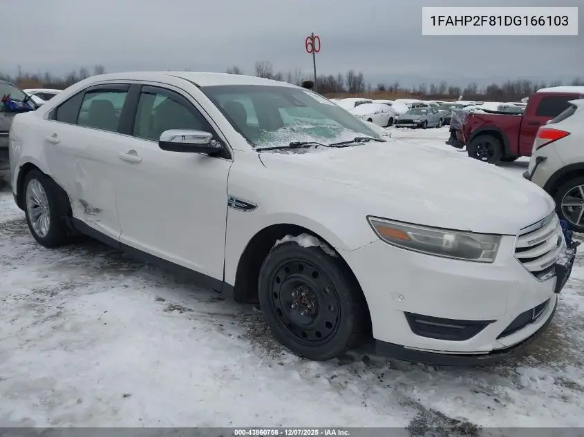 1FAHP2F81DG166103 2013 Ford Taurus Limited