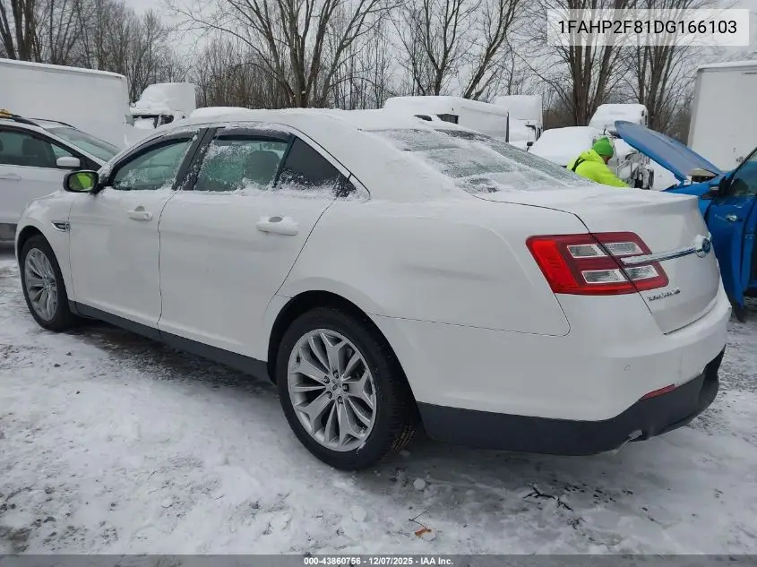 1FAHP2F81DG166103 2013 Ford Taurus Limited
