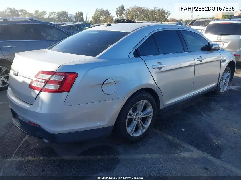 1FAHP2E82DG167536 2013 Ford Taurus Sel