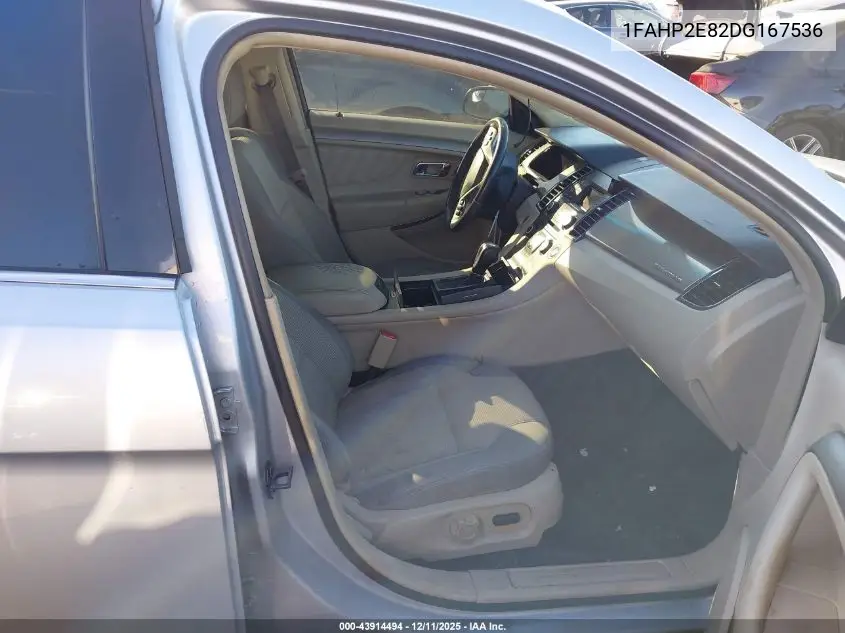 1FAHP2E82DG167536 2013 Ford Taurus Sel