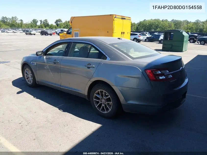 1FAHP2D80DG154558 2013 Ford Taurus Se