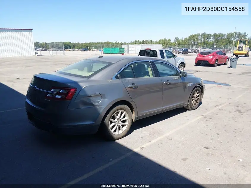 1FAHP2D80DG154558 2013 Ford Taurus Se