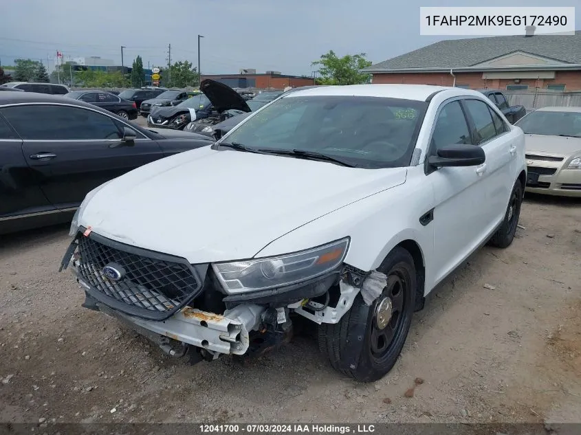 2014 Ford Taurus VIN: 1FAHP2MK9EG172490 Lot: 12041700