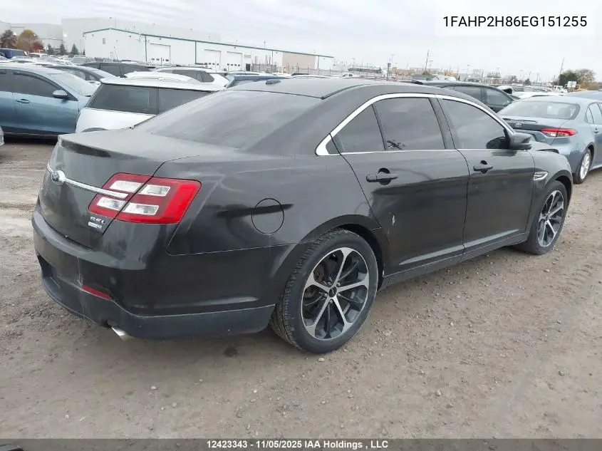 1FAHP2H86EG151255 2014 Ford Taurus Sel