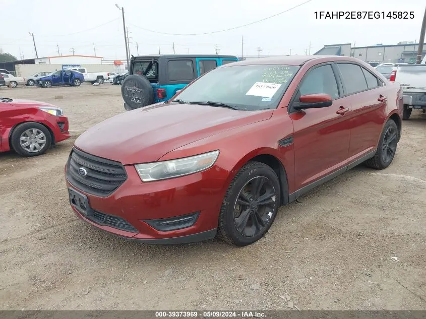 2014 Ford Taurus Sel VIN: 1FAHP2E87EG145825 Lot: 39373969