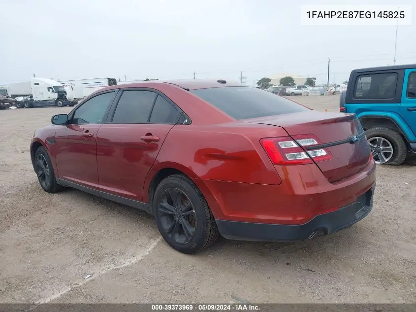 2014 Ford Taurus Sel VIN: 1FAHP2E87EG145825 Lot: 39373969