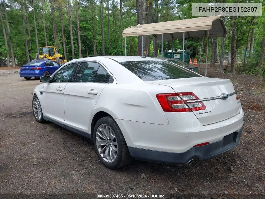 2014 Ford Taurus Limited VIN: 1FAHP2F80EG152307 Lot: 39397465