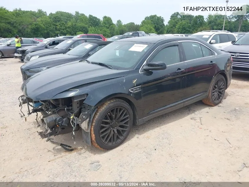 2014 Ford Taurus Sho VIN: 1FAHP2KTXEG152244 Lot: 39399532