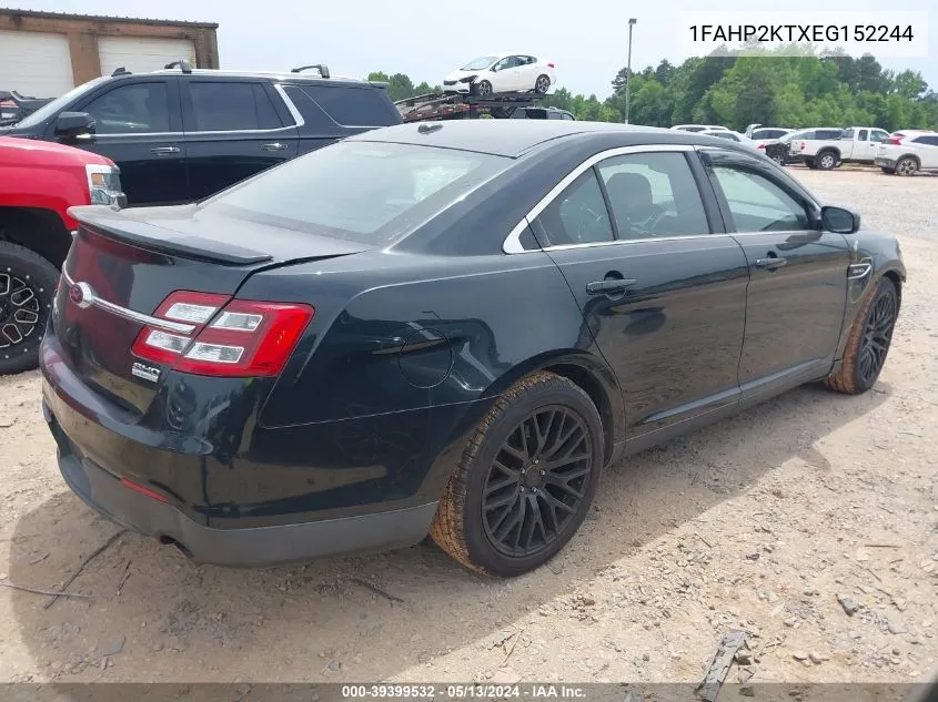 2014 Ford Taurus Sho VIN: 1FAHP2KTXEG152244 Lot: 39399532