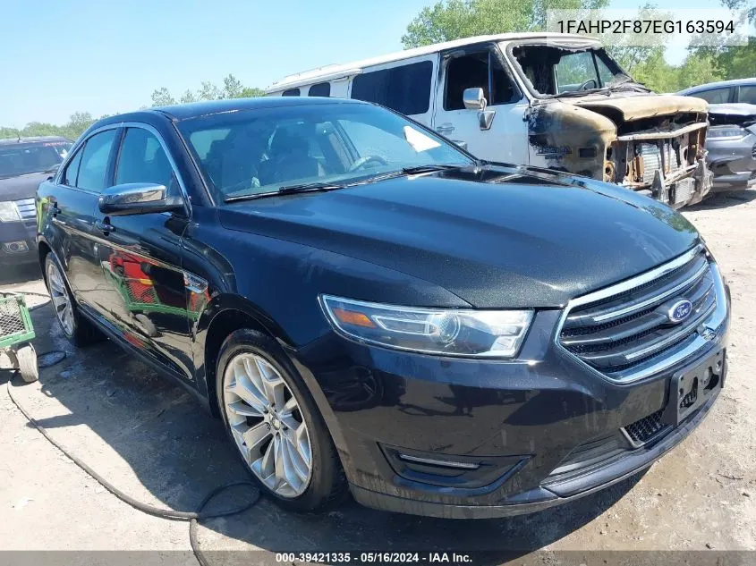 2014 Ford Taurus Limited VIN: 1FAHP2F87EG163594 Lot: 39421335