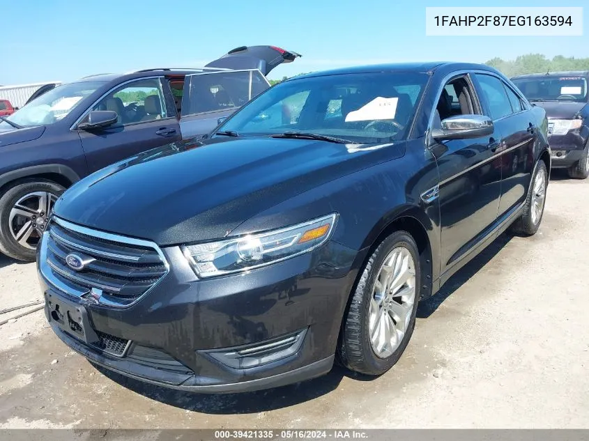 1FAHP2F87EG163594 2014 Ford Taurus Limited