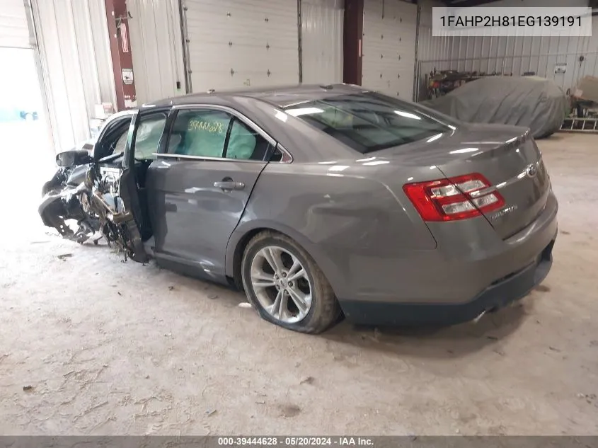 1FAHP2H81EG139191 2014 Ford Taurus Sel