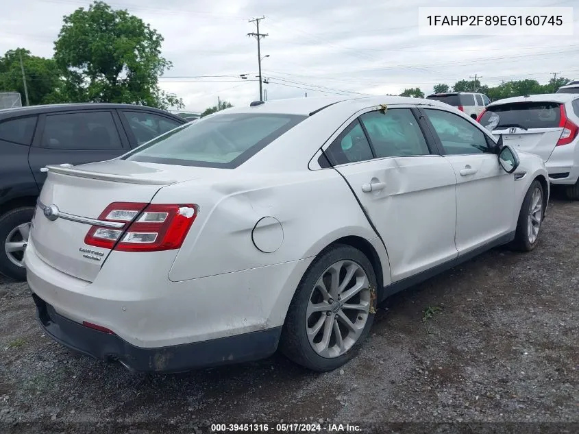 1FAHP2F89EG160745 2014 Ford Taurus Limited