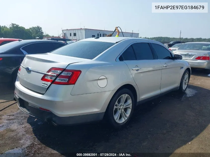 2014 Ford Taurus Sel VIN: 1FAHP2E97EG184679 Lot: 39892001