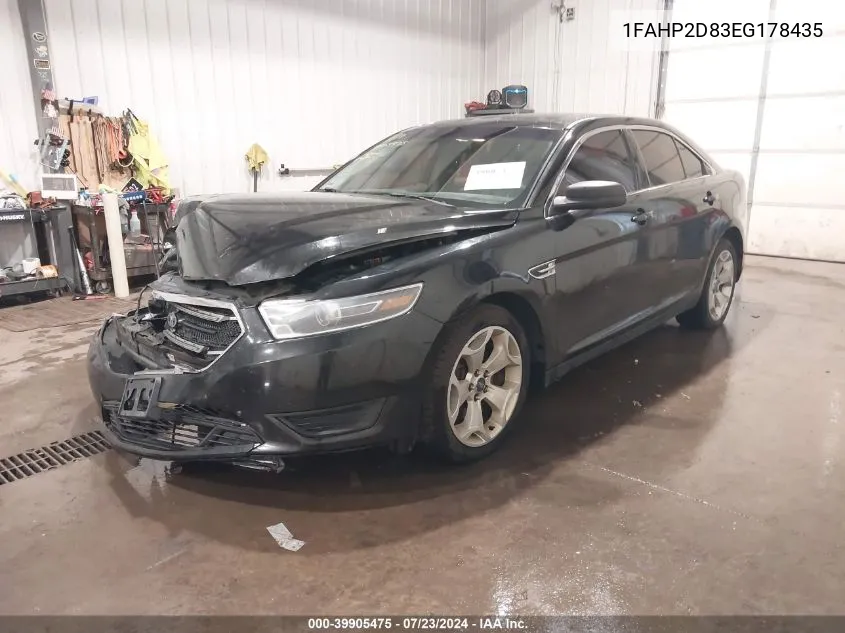 2014 Ford Taurus Se VIN: 1FAHP2D83EG178435 Lot: 39905475