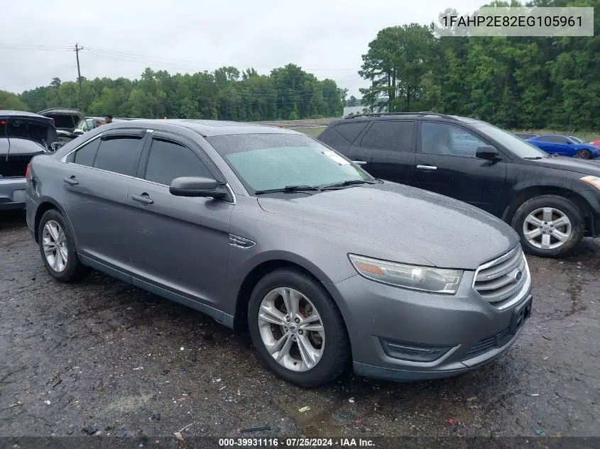 2014 Ford Taurus Sel VIN: 1FAHP2E82EG105961 Lot: 39931116