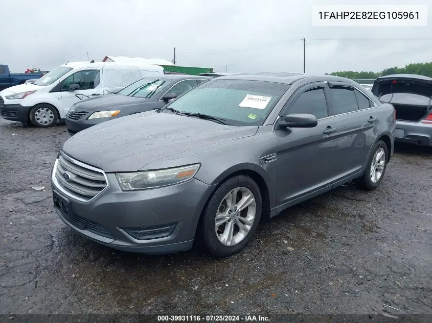 2014 Ford Taurus Sel VIN: 1FAHP2E82EG105961 Lot: 39931116