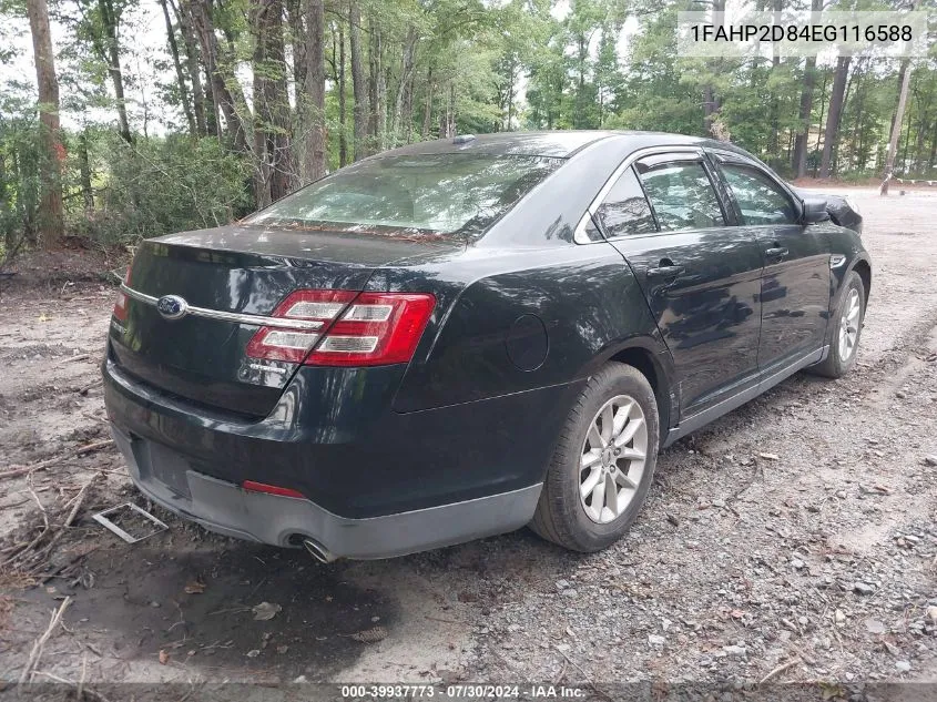 1FAHP2D84EG116588 2014 Ford Taurus Se