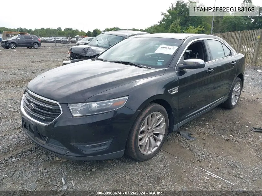 2014 Ford Taurus Limited VIN: 1FAHP2F82EG183168 Lot: 39963674