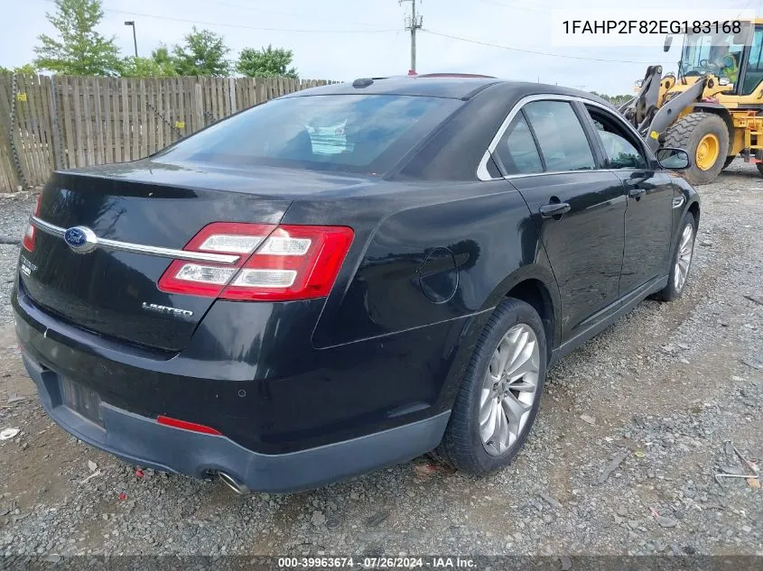 1FAHP2F82EG183168 2014 Ford Taurus Limited