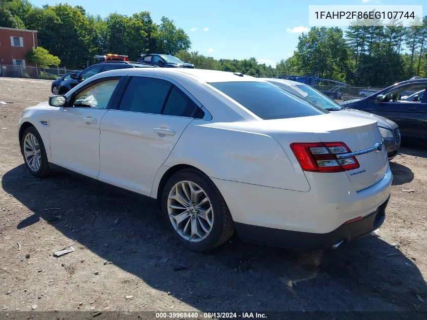 1FAHP2F86EG107744 2014 Ford Taurus Limited