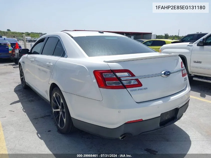 2014 Ford Taurus Sel VIN: 1FAHP2E85EG131180 Lot: 39988461