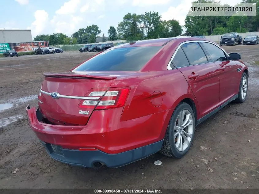 2014 Ford Taurus Sho VIN: 1FAHP2KT7EG101820 Lot: 39998458