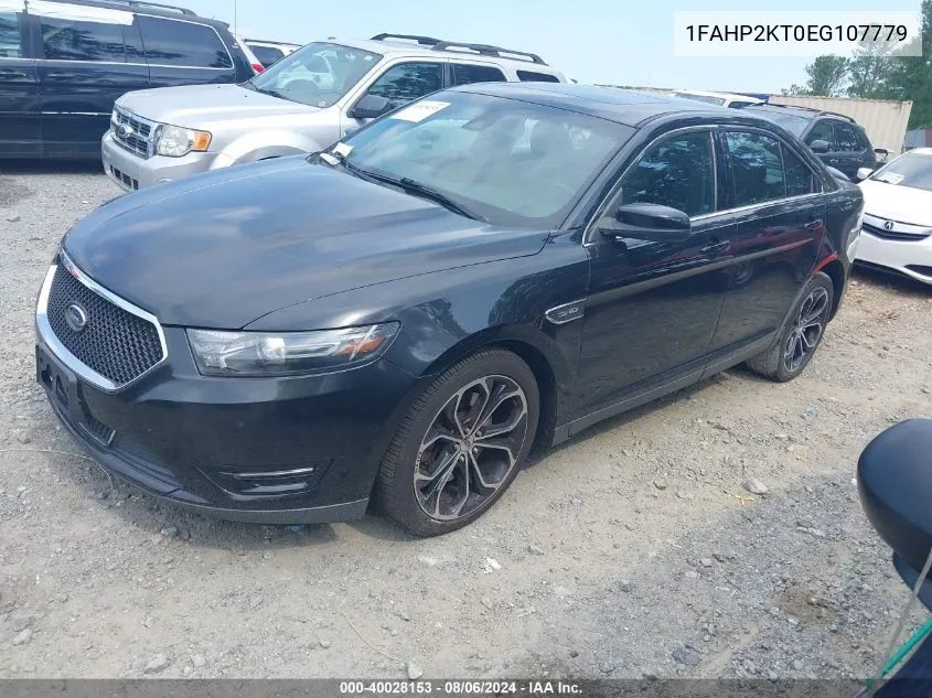 1FAHP2KT0EG107779 2014 Ford Taurus Sho