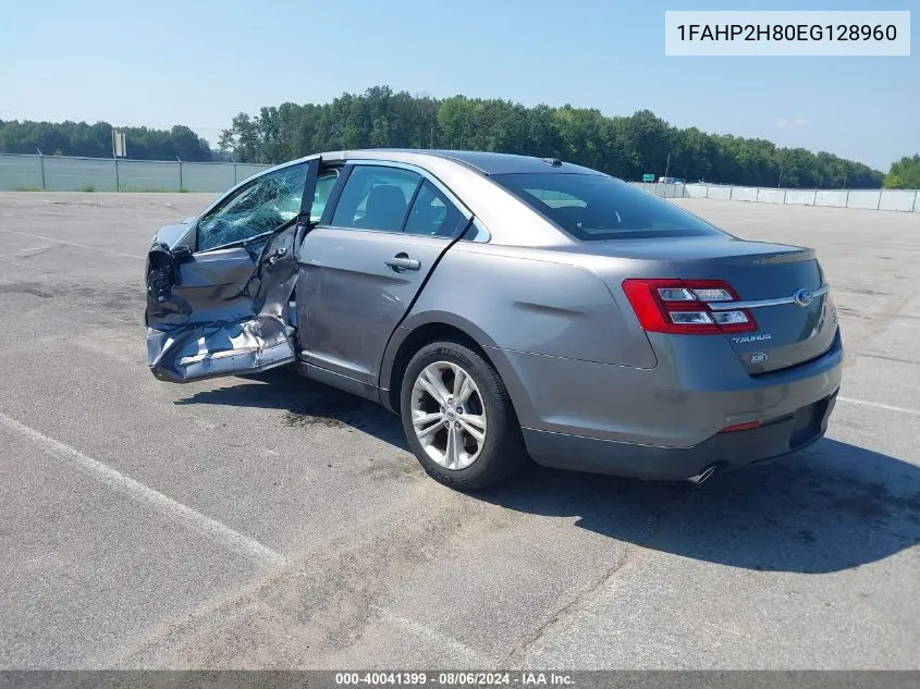 1FAHP2H80EG128960 2014 Ford Taurus Sel