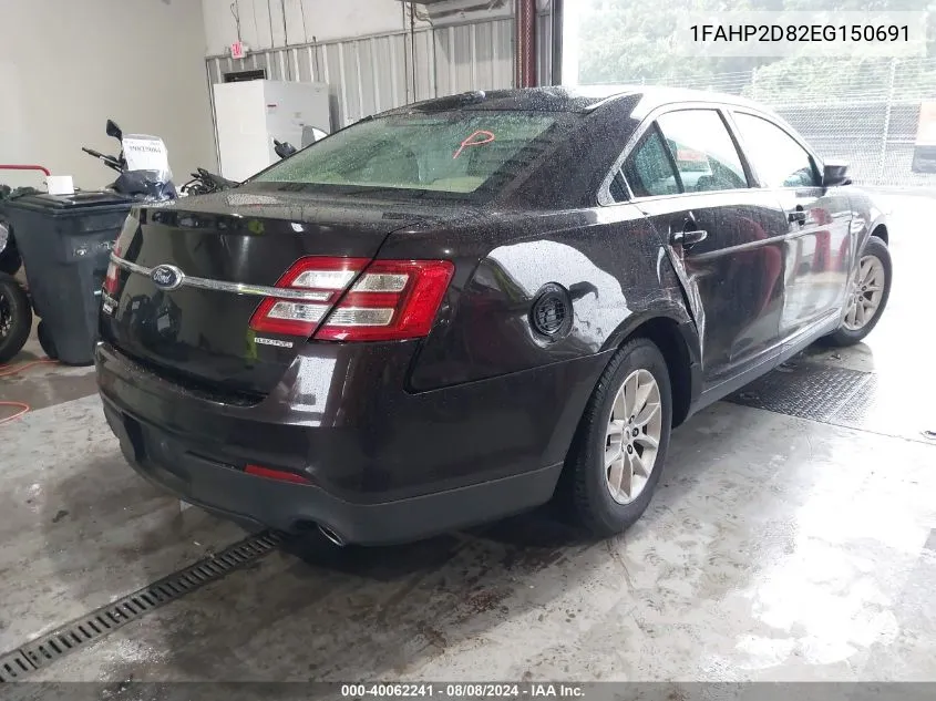 1FAHP2D82EG150691 2014 Ford Taurus Se