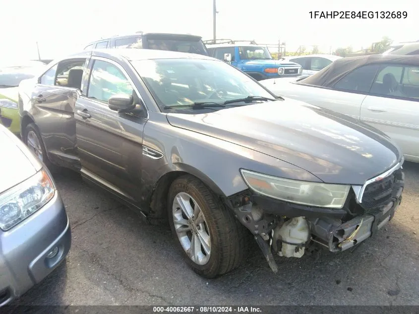 2014 Ford Taurus Sel VIN: 1FAHP2E84EG132689 Lot: 40062667