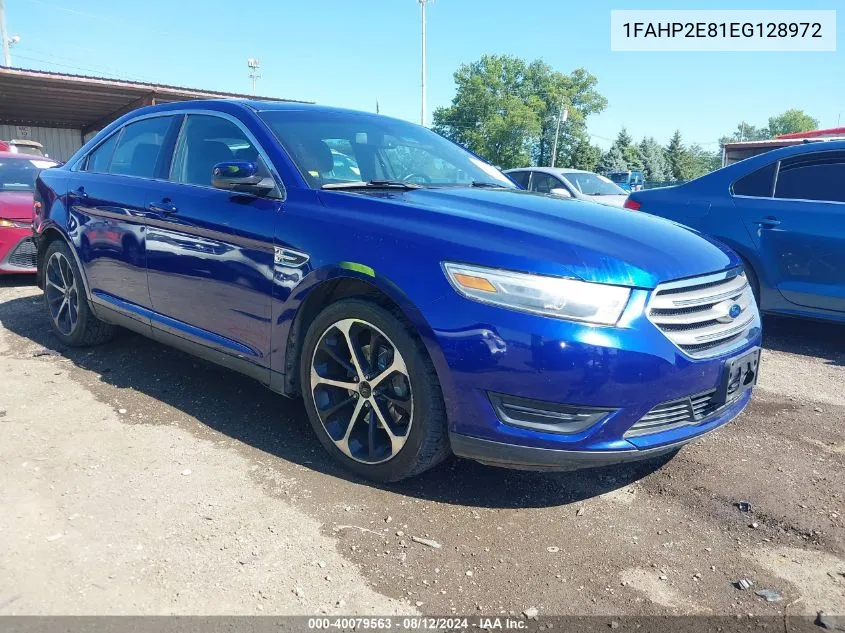 1FAHP2E81EG128972 2014 Ford Taurus Sel