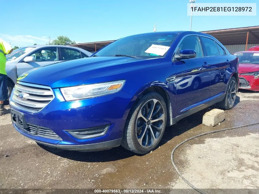 1FAHP2E81EG128972 2014 Ford Taurus Sel