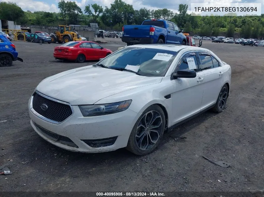 1FAHP2KT8EG130694 2014 Ford Taurus Sho