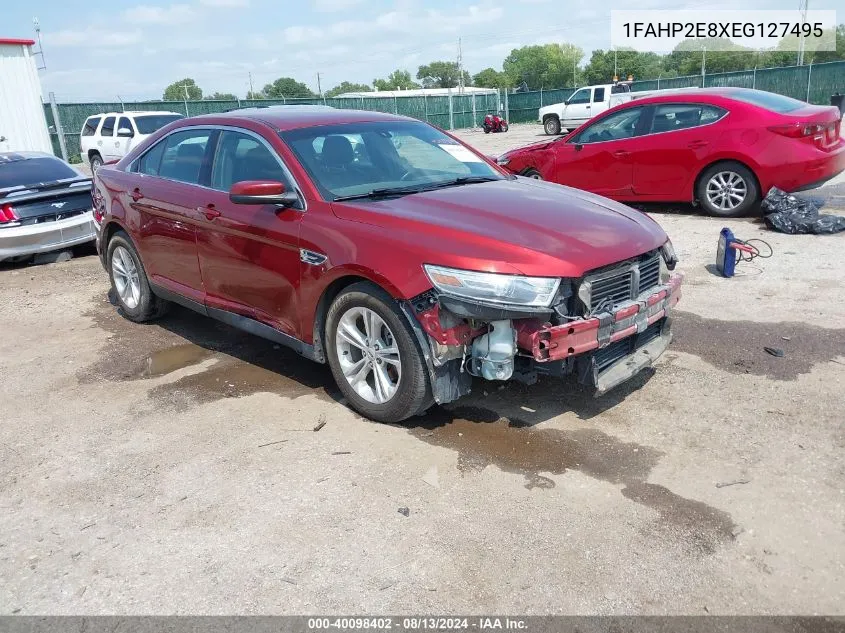 2014 Ford Taurus Sel VIN: 1FAHP2E8XEG127495 Lot: 40098402