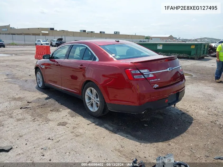 1FAHP2E8XEG127495 2014 Ford Taurus Sel