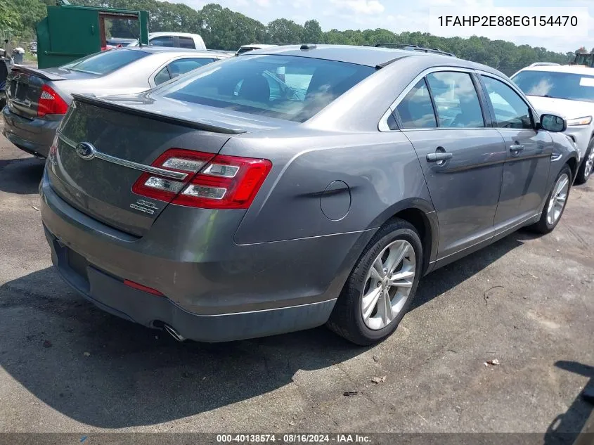 2014 Ford Taurus Sel VIN: 1FAHP2E88EG154470 Lot: 40138574