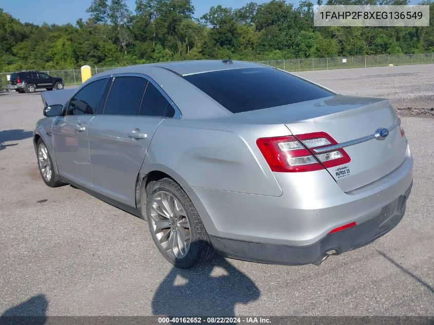 1FAHP2F8XEG136549 2014 Ford Taurus Limited