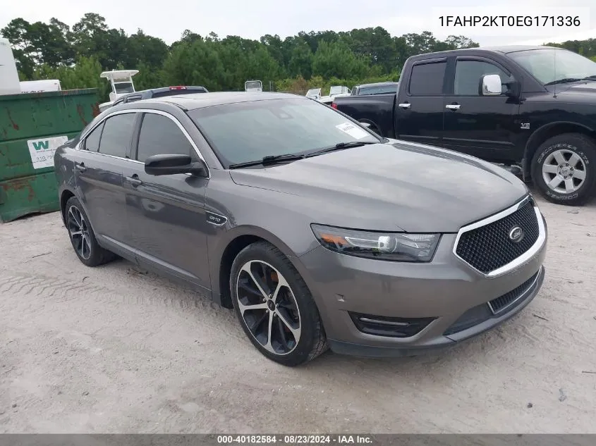 2014 Ford Taurus Sho VIN: 1FAHP2KT0EG171336 Lot: 40182584