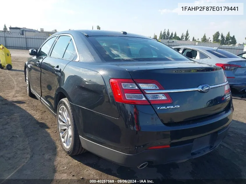 1FAHP2F87EG179441 2014 Ford Taurus Limited