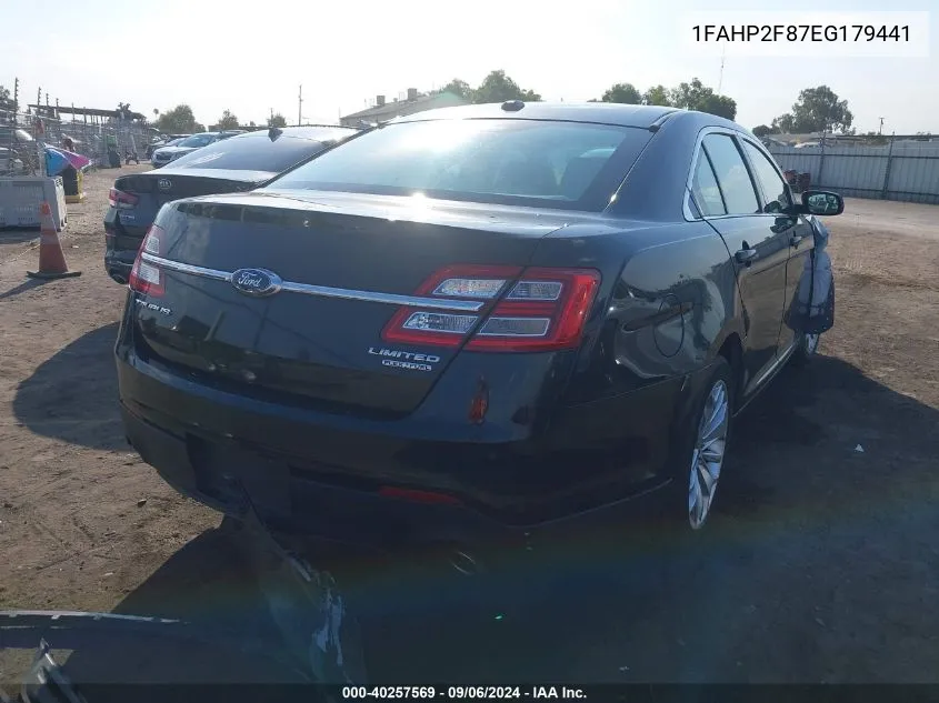 1FAHP2F87EG179441 2014 Ford Taurus Limited