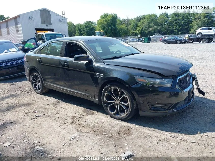 1FAHP2KT3EG112359 2014 Ford Taurus Sho