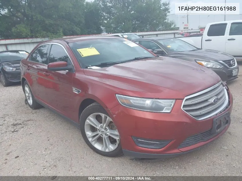 2014 Ford Taurus Sel VIN: 1FAHP2H80EG161988 Lot: 40277711