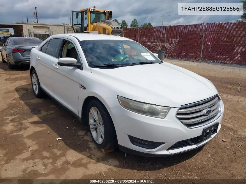 2014 Ford Taurus Sel VIN: 1FAHP2E88EG125566 Lot: 40280228