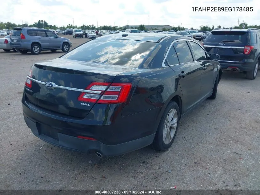 1FAHP2E89EG178485 2014 Ford Taurus Sel