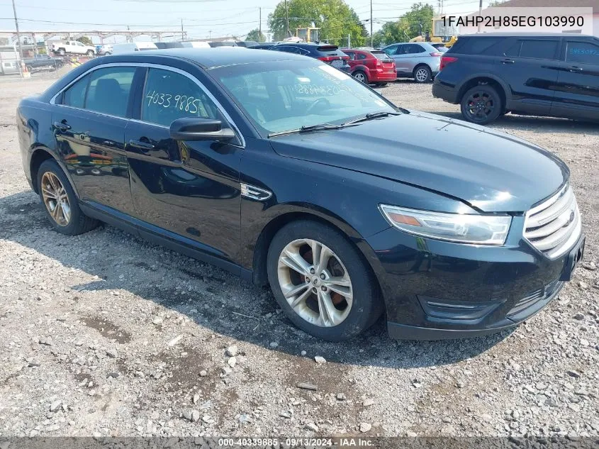 2014 Ford Taurus Sel VIN: 1FAHP2H85EG103990 Lot: 40339885