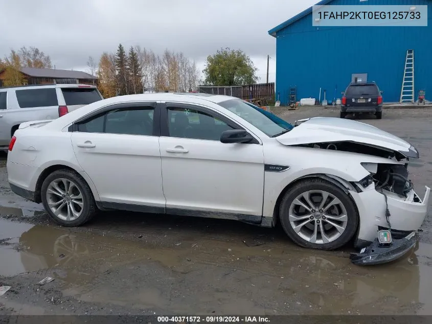 1FAHP2KT0EG125733 2014 Ford Taurus Sho