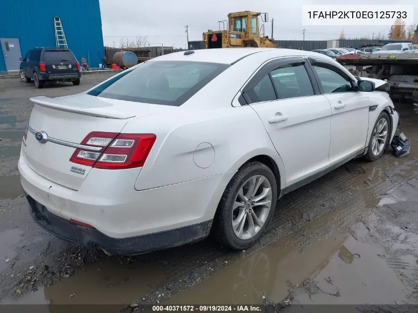 1FAHP2KT0EG125733 2014 Ford Taurus Sho