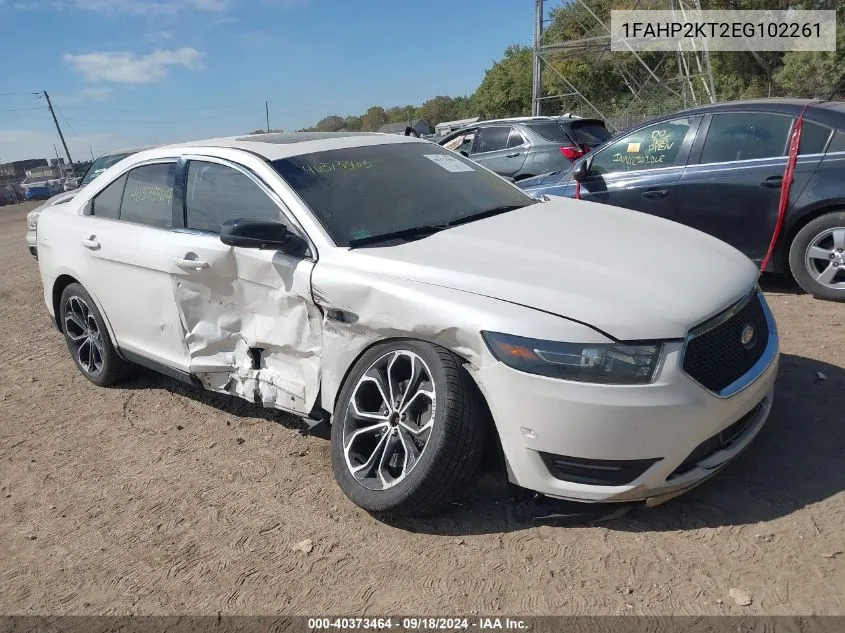 1FAHP2KT2EG102261 2014 Ford Taurus Sho