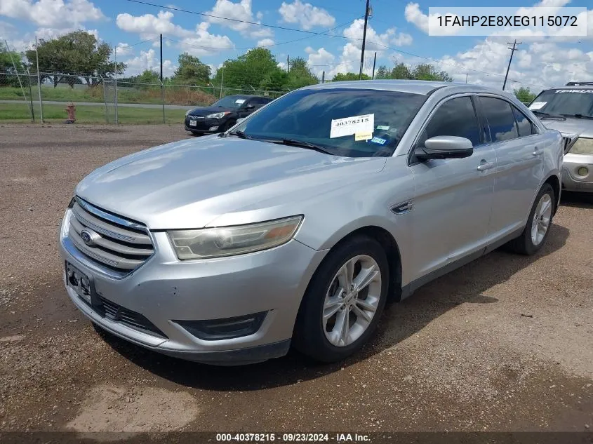 1FAHP2E8XEG115072 2014 Ford Taurus Sel